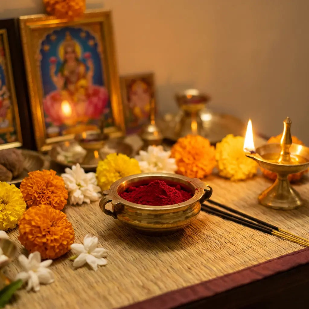 Original Kumkum for Tilak and Daily Pooja